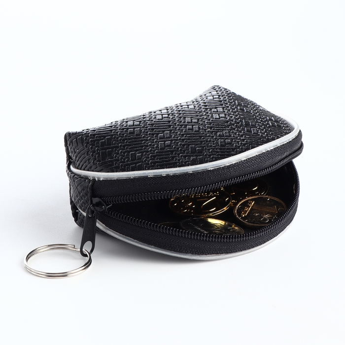 Кошелёк женский на молнии, цвет чёрный Кошелёк женский на молнии, цвет чёрный