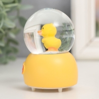 Сувенир полистоун водяной шар свет "Развлечения утёнка" МИКС 7х5х5 см Сувенир полистоун водяной шар свет "Развлечения утёнка" МИКС 7х5х5 см