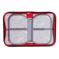 Пенал 3 секции, вкладка внутри, 140 х 210 х 40 мм, тканевый, Calligrata TOP Block "Дино" Пенал 3 секции, вкладка внутри, 140 х 210 х 40 мм, тканевый, Calligrata TOP Block "Дино"