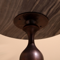 Стол кофейный 41х41х57 см, алюминий/мрамор Стол кофейный 41х41х57 см, алюминий/мрамор