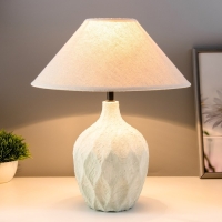 Настольная лампа "Мериса" Е14 40Вт мятный 30х30х37см RISALUX