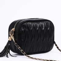 Сумка кросс-боди на молнии, цвет чёрный