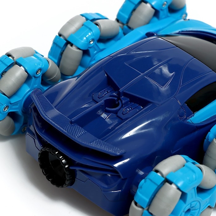 Машина радиоуправляемая &laquo;Трюковая&raquo;, дым, с аккумулятором, цвет синий