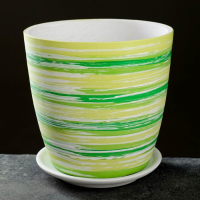 Горшок Фантазия №3 зеленый, 2л Горшок Фантазия №3 зеленый, 2л