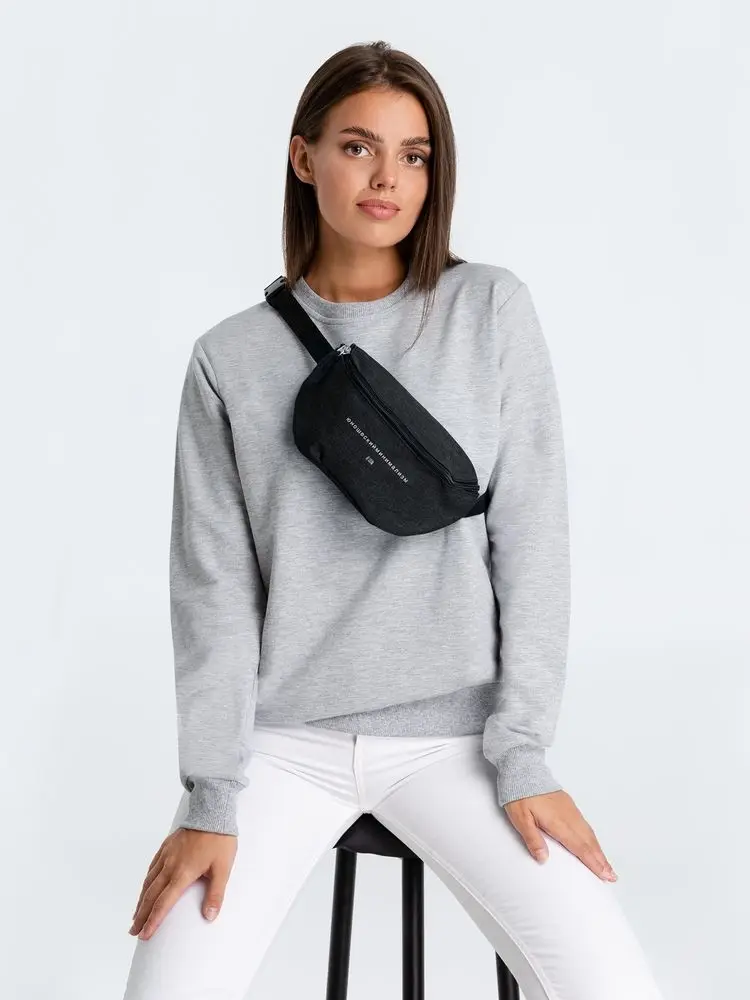 Поясная сумка &laquo;Юношеский минимализм&raquo;, черная