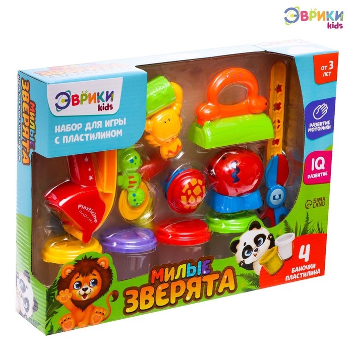 Набор для игры с пластилином &laquo;Милые зверята&raquo;, морской конёк