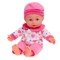 Пупс &laquo;Моя малышка&raquo; музыкальный, с кроваткой и аксессуарами, БОНУС - открытка