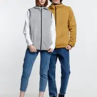 Куртка с капюшоном унисекс Gotland, горчичная, размер S