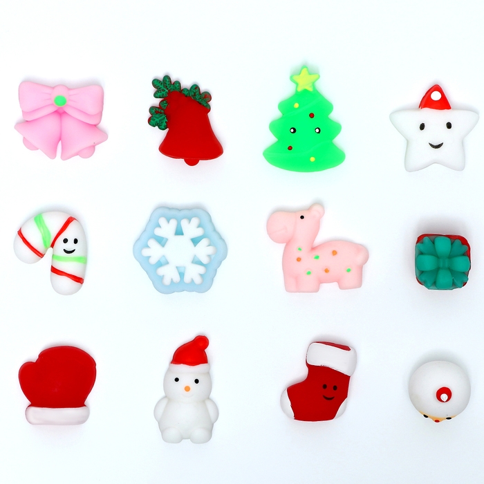 Новый год! Новогодняя Антистресс сквиш мялка «Зимние забавы»,в банке, фасовка 20 шт., на новый год Новый год! Новогодняя Антистресс сквиш мялка «Зимние забавы»,в банке, фасовка 20 шт., на новый год