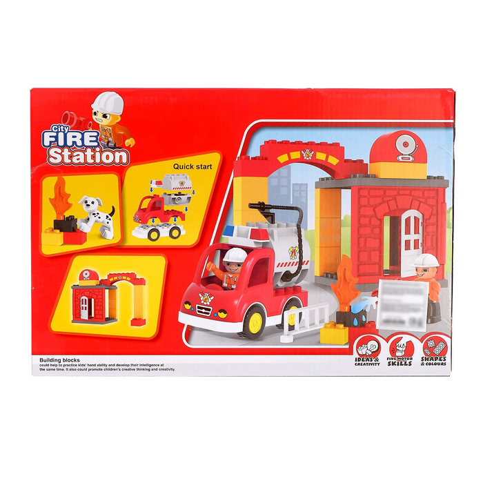 Конструктор &laquo;Пожарная станция&raquo;, 35 деталей