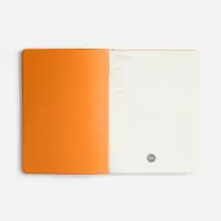 Ежедневник Doppio, недатированный, синий с оранжевым