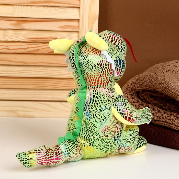 Мягкая игрушка &laquo;Дракон&raquo;, 27 см, цвет зелёный