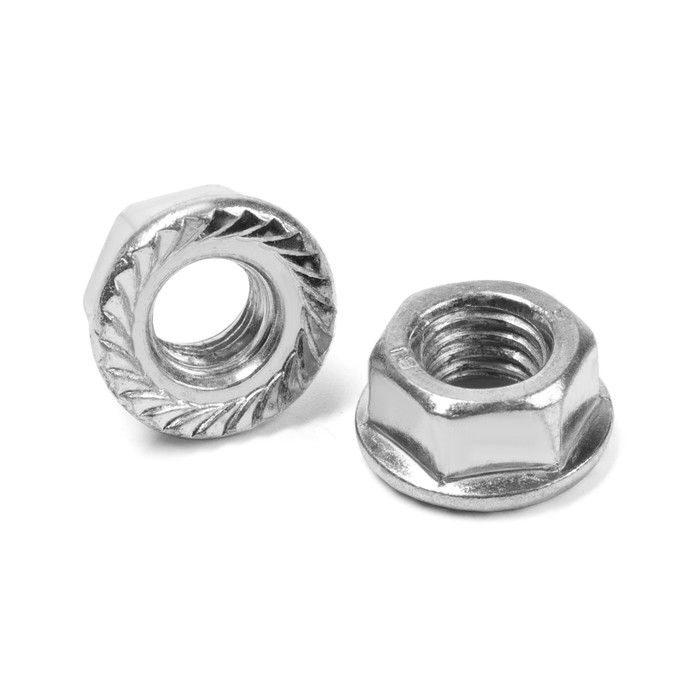 Гайка ТУНДРА, с фланцем, DIN 6923, класс прочности 8, оцинкованная, М8, 1 кг Гайка ТУНДРА, с фланцем, DIN 6923, класс прочности 8, оцинкованная, М8, 1 кг