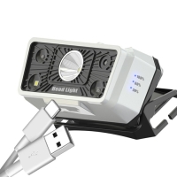 Фонарь налобный аккумуляторный, 180 лм, 1200 мАч, XPG, 2835, 5 режимов, датчик движения Фонарь налобный аккумуляторный, 180 лм, 1200 мАч, XPG, 2835, 5 режимов, датчик движения