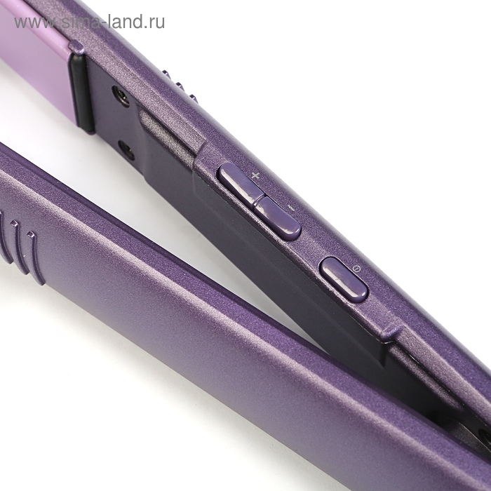 Выпрямитель Centek CT-2020, 60 Вт, керамическое покрытие, 125х25 мм, до 230&deg;С, фиолетовый