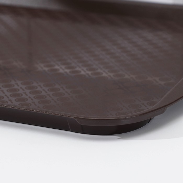 Поднос, 42&times;30 см, цвет коричневый