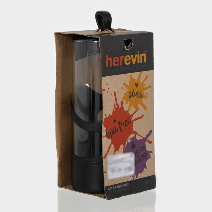 Френч-пресс Herevin &laquo;Арабика&raquo;, 1 л, цвет чёрный