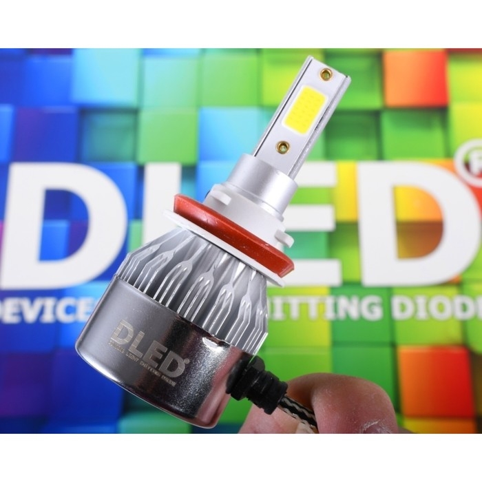 Светодиодная лампа DLED H8, C6 Original, 12V, 6500K, в наборе 2 шт Светодиодная лампа DLED H8, C6 Original, 12V, 6500K, в наборе 2 шт