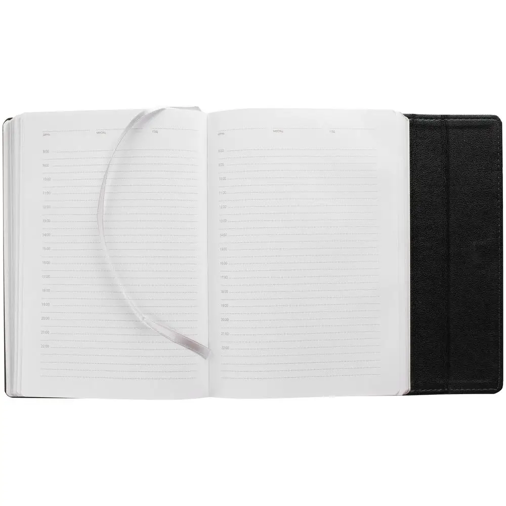 Ежедневник Flap на заказ, недатированный, черный