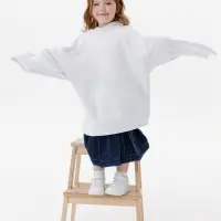 Худи детское оверсайз Houdini, белое, 8 лет