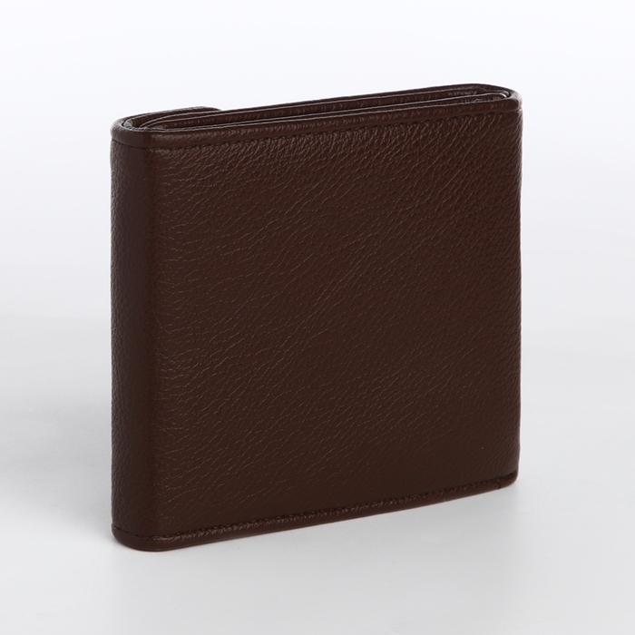 Кошелёк женский на магните, цвет коричневый