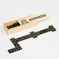 Домино "Время игры", 28 шт, 15 х 5 х 3 см, костяшка 3.7 х 1.9 см Домино "Время игры", 28 шт, 15 х 5 х 3 см, костяшка 3.7 х 1.9 см