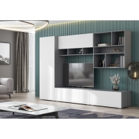 Гостиная Айвори, Графит/Белый Гостиная Айвори, Графит/Белый