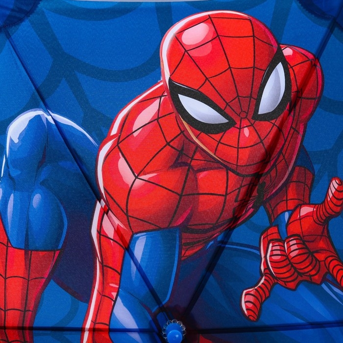 Зонт детский. Человек паук, синий, 6 спиц d=90 см Зонт детский. Человек паук, синий, 6 спиц d=90 см