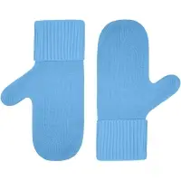 Варежки Yong, ярко-голубые, размер S/M