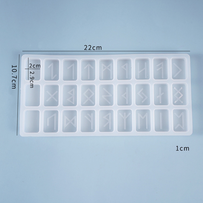 Форма силиконовая универсальная &laquo;Руны&raquo; 27 шт.