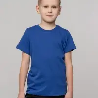 Футболка детская T-Bolka Kids, ярко-синяя, 6 лет