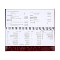 Планинг датированный 2025 года, Attomex. Arkona, 64 листа, твердая обложка бумвинил с поролоном, блок 70 г/м2, коричневый, 294 х 142мм Планинг датированный 2025 года, Attomex. Arkona, 64 листа, твердая обложка бумвинил с поролоном, блок 70 г/м2, коричневый, 294 х 142мм