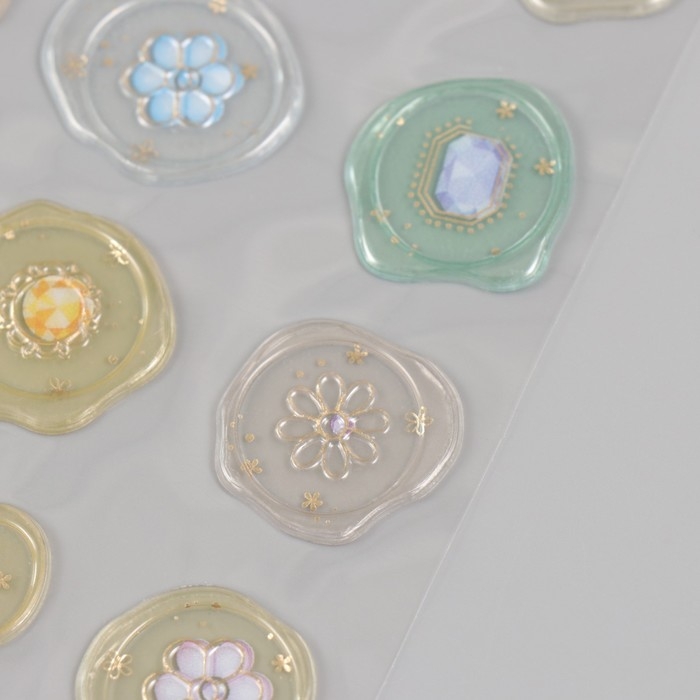 Наклейки для творчества пластик "Лёгкие богатства" 9,3х20,4 см