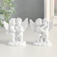 Сувенир полистоун "Белоснежные ангелы - объятия" МИКС 5,7х5,4х2,8 см Сувенир полистоун "Белоснежные ангелы - объятия" МИКС 5,7х5,4х2,8 см