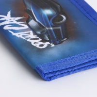 Кошелёк детский на липучке &laquo;Выбражулька&raquo;, цвет синий