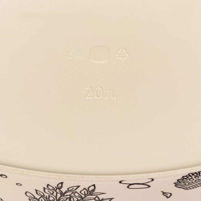 Таз круглый «Русская банька», 20 л Таз круглый «Русская банька», 20 л