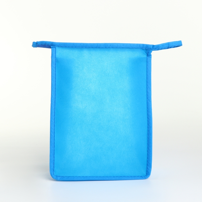 Косметичка на молнии, цвет васильковый