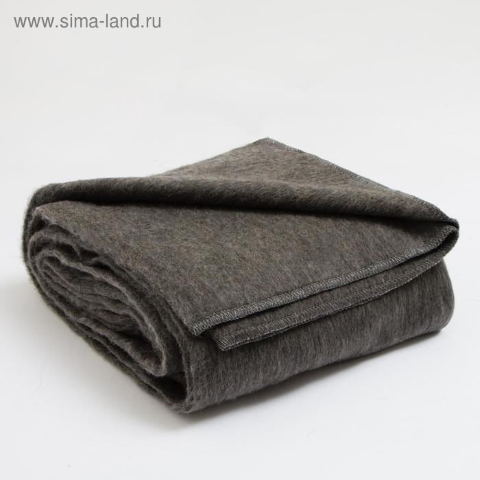 Одеяло полушерстяное 140х205см, однотон МИКС, 500 г/м
