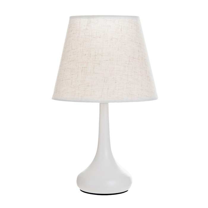 Лампа настольная 16155/1 E27 40Вт белый 19,5х19,5х34 см RISALUX