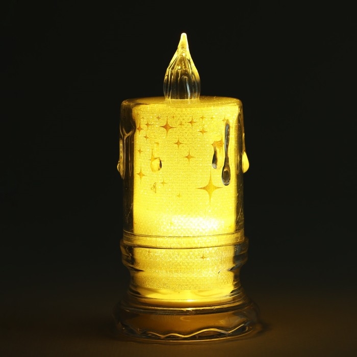 Свеча светодиодная, мод. СВ-23 &laquo;Сияние&raquo;, 8 х 4,7 см.