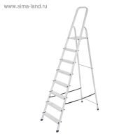 Стремянка ТУНДРА, алюминиевая, 8 ступеней, 1660 мм Стремянка ТУНДРА, алюминиевая, 8 ступеней, 1660 мм