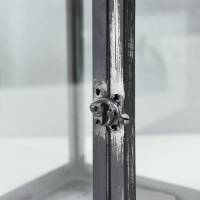 Подсвечник металл фонарь "Кружевные узоры" набор 2 шт 14х14х27 см, 20х20х40 см Подсвечник металл фонарь "Кружевные узоры" набор 2 шт 14х14х27 см, 20х20х40 см