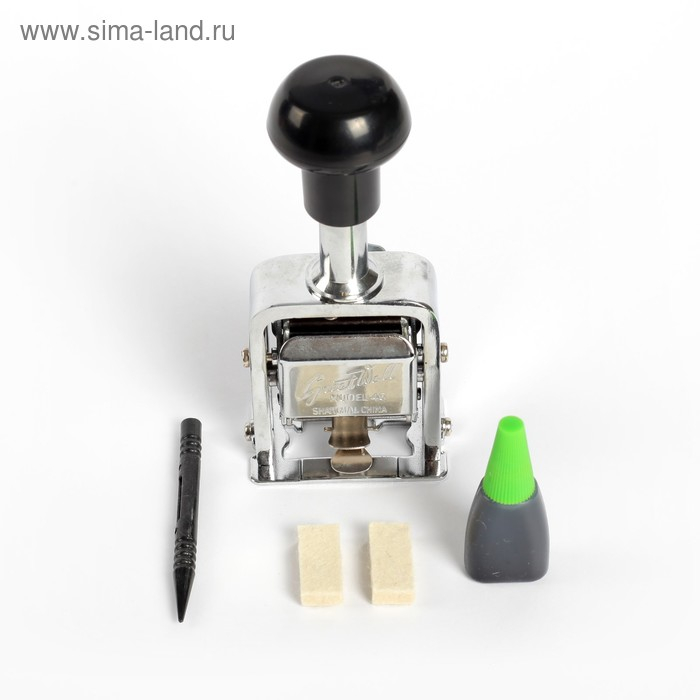 Нумератор 6 разрядный, металлический, автоматический