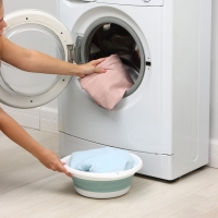 Таз складной &laquo;Флекс&raquo;, 5.5 л, 32.5&times;33&times;4.5 см, цвет морская волна