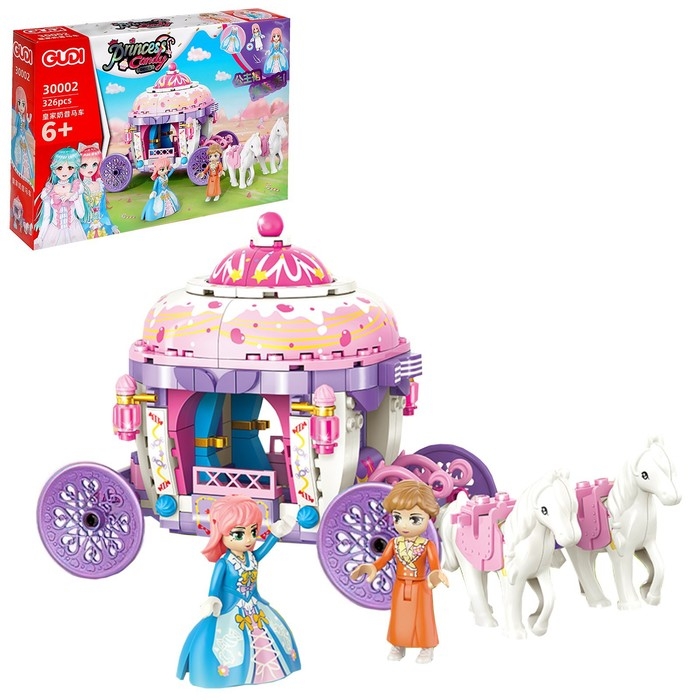 Конструктор Принцессы &laquo;Зефирная карета&raquo;, 326 деталей