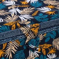 Шкатулка для рукоделия "Лесные веточки на синем" 24х16х11 см