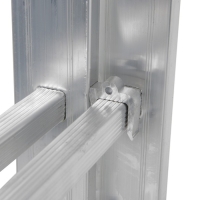 Лестница ТУНДРА, двухсекционная, алюминиевая, 12 ступеней Лестница ТУНДРА, двухсекционная, алюминиевая, 12 ступеней