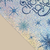 Наклейки новогодние, интерьерные &laquo;С Новым годом&raquo;, голография 21 х 29.7 см, Новый год