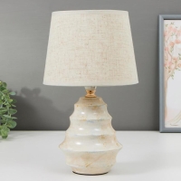 Лампа настольная 16405/1 E14 40Вт бежевый 17х17х29 см RISALUX