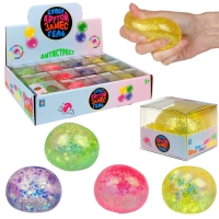 Мялка-антистресс &laquo;Блестящий шар&raquo;, 6 см, цвета МИКС